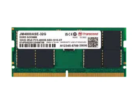 Transcend 32GB DDR5 4800 CL40 SO-DIMM