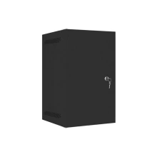 Lanberg WF10-2309-00B, nástěnný rozvaděč, 9U/280x310, plechové dveře, černá