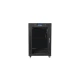 Lanberg FF01-8015-12BL, volně stojící rozvaděč, 15U/800x1000, skleněné dveře, černá