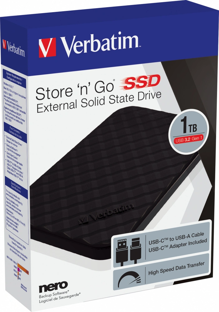 Verbatim Store ´n´ Go Portable GEN1 - 1TB, černá