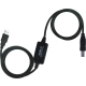 PremiumCord USB 2.0 repeater a propojovací kabel A/M-B/M, 15m