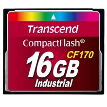 Transcend 16GB INDUSTRIAL CF CARD CF170 paměťová karta (MLC)