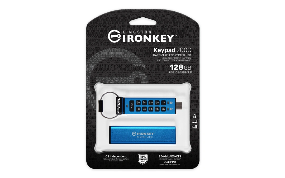 Kingston Technology 128GB USB-C IronKey