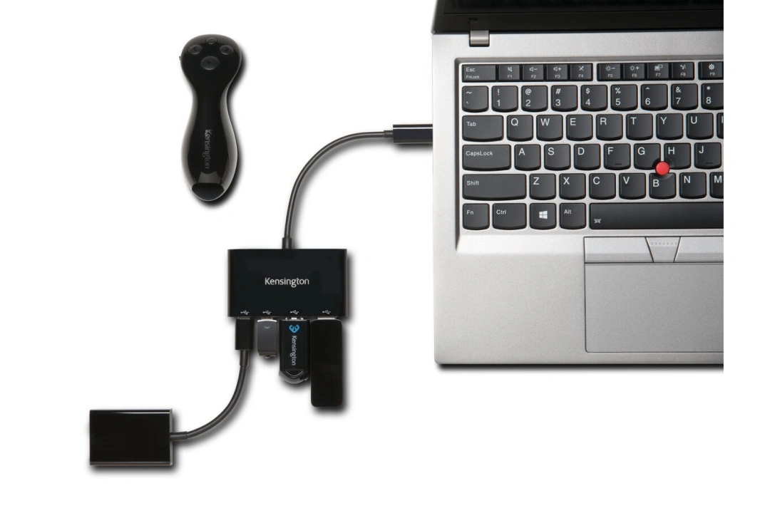KENSINGTON USB-C / 2× USB-C, 2× USB 3.1, černá