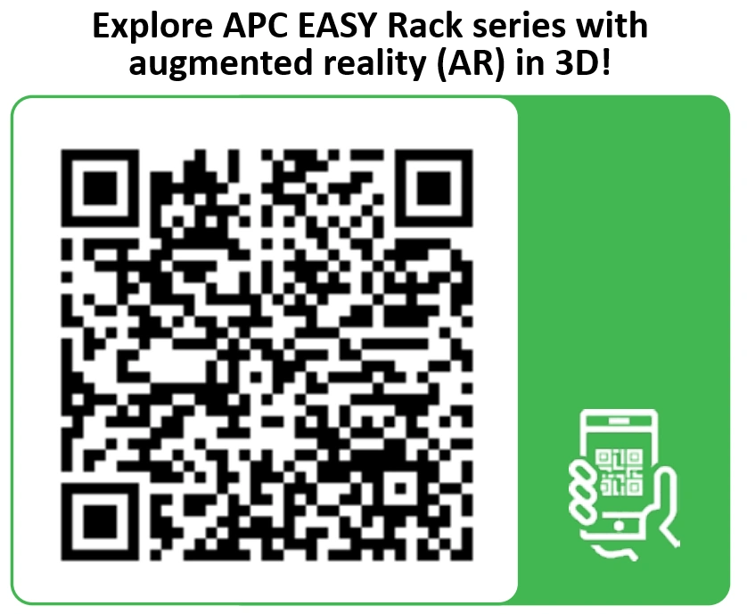 APC Easy Rack, stojanový, 42U, 600x1100, černá