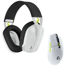 Logitech Wireless Gaming Combo G435 + G305 (981-001162), bílá