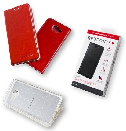 RedPoint pouzdro Book Slim pro Samsung Galaxy A3 (2016) červené - obrázek č. 0
